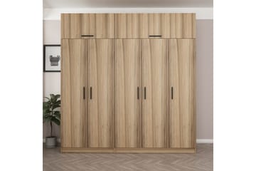 Fruitland Garderob 225 cm - Brun - Products - Förvaring - Garderober & garderobssystem - Garderobsskåp
