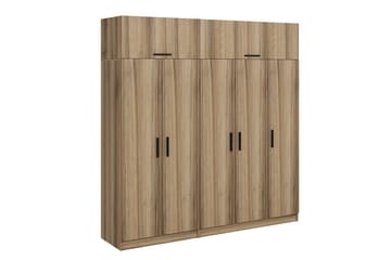 Fruitland Garderob 225 cm - Brun - Products - Förvaring - Garderober & garderobssystem - Garderobsskåp