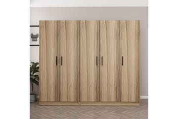 Fruitland Garderob 225 cm - Brun - Products - Förvaring - Garderober & garderobssystem - Garderobsskåp