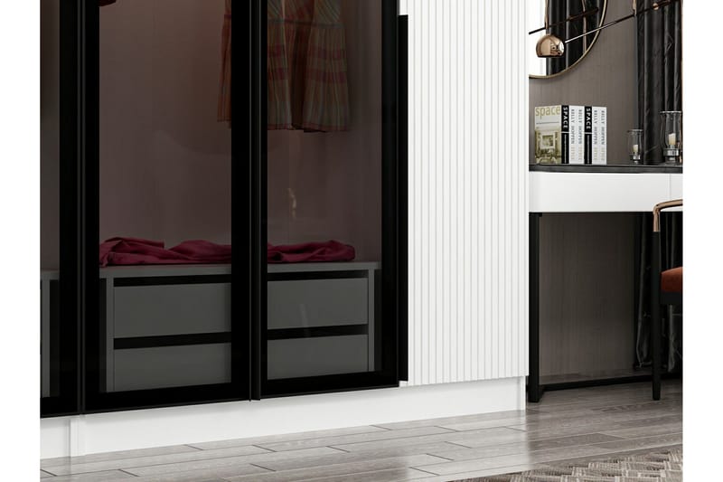 Fruitland Garderob 225 cm - Vit - Products - Förvaring - Garderober & garderobssystem - Garderobsskåp