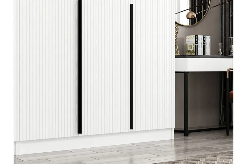 Fruitland Garderob 225 cm - Vit - Products - Förvaring - Garderober & garderobssystem - Garderobsskåp