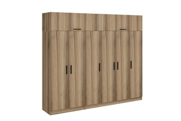 Fruitland Garderob 270 cm - Brun - Products - Förvaring - Garderober & garderobssystem - Garderobsskåp
