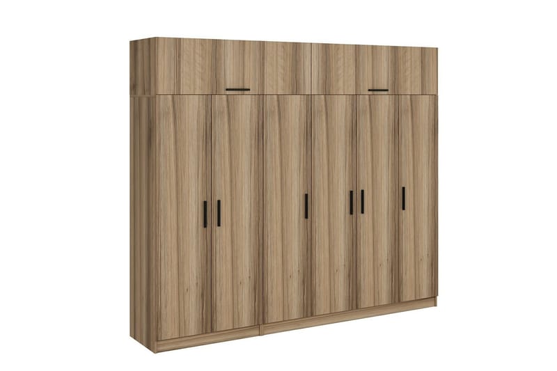 Fruitland Garderob 270 cm - Brun - Products - Förvaring - Garderober & garderobssystem - Garderobsskåp