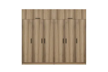 Fruitland Garderob 270 cm - Brun - Products - Förvaring - Garderober & garderobssystem - Garderobsskåp