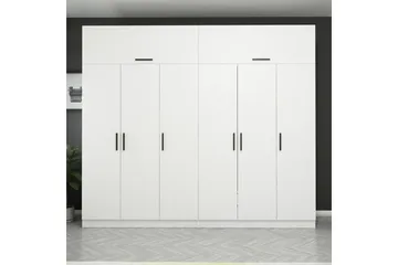 Fruitland Garderob 270 cm - Vit - Products - Förvaring - Garderober & garderobssystem - Garderobsskåp