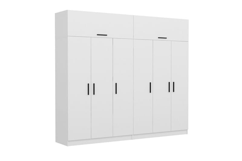 Fruitland Garderob 270 cm - Vit - Products - Förvaring - Garderober & garderobssystem - Garderobsskåp