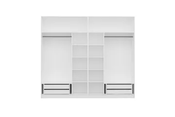Fruitland Garderob 270 cm - Vit - Products - Förvaring - Garderober & garderobssystem - Garderobsskåp