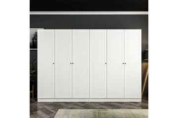 Fruitland Garderob 270 cm - Vit - Products - Förvaring - Garderober & garderobssystem - Garderobsskåp