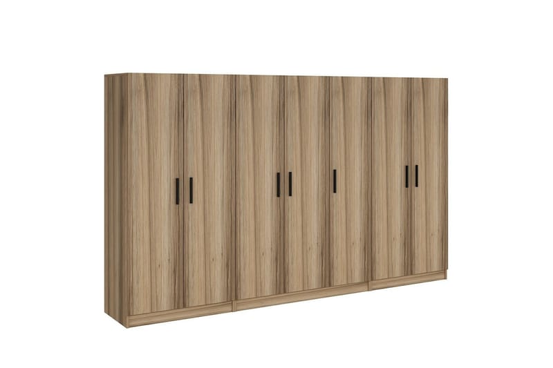 Fruitland Garderob 315 cm - Ek - Products - Förvaring - Garderober & garderobssystem - Garderobsskåp