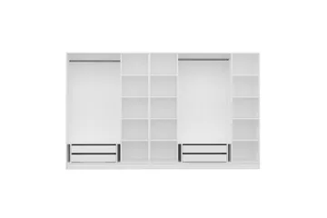Fruitland Garderob 315 cm - Vit - Products - Förvaring - Garderober & garderobssystem - Garderobsskåp