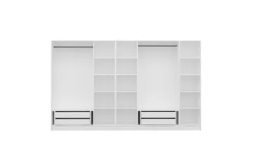 Fruitland Garderob 315 cm - Vit - Products - Förvaring - Garderober & garderobssystem - Garderobsskåp