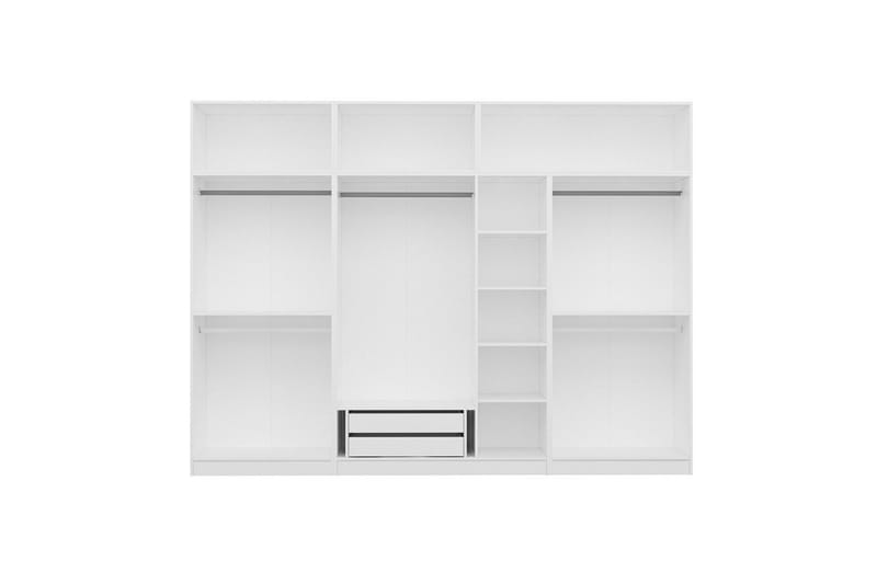 Fruitland Garderob 315x255 cm - Vit - Products - Förvaring - Garderober & garderobssystem - Garderobsskåp