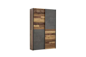 Shipts Garderob 42x120 cm - Natur/Mörkgrå - Products - Förvaring - Garderober & garderobssystem - Garderobsskåp