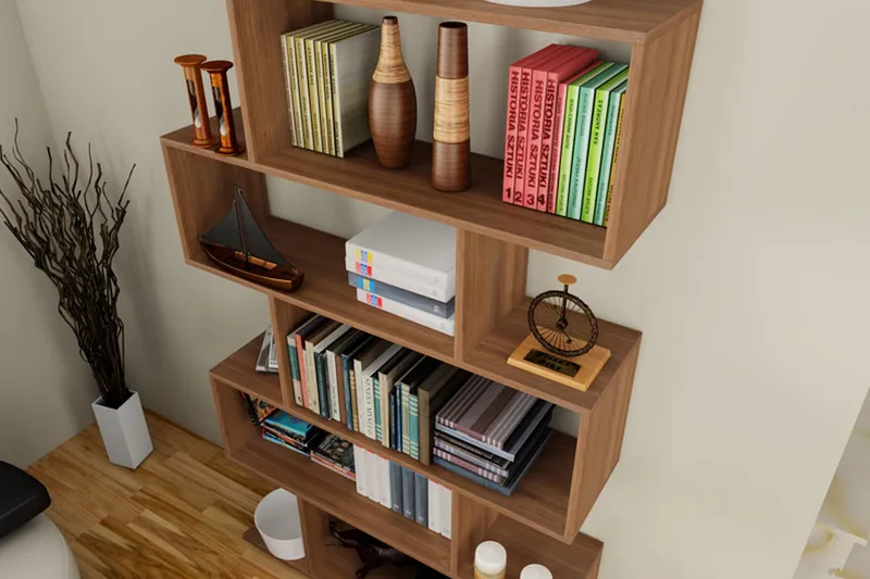 Elegancia Bokhylla - Valnöt - Products - Förvaring - Hylla - Bokhylla