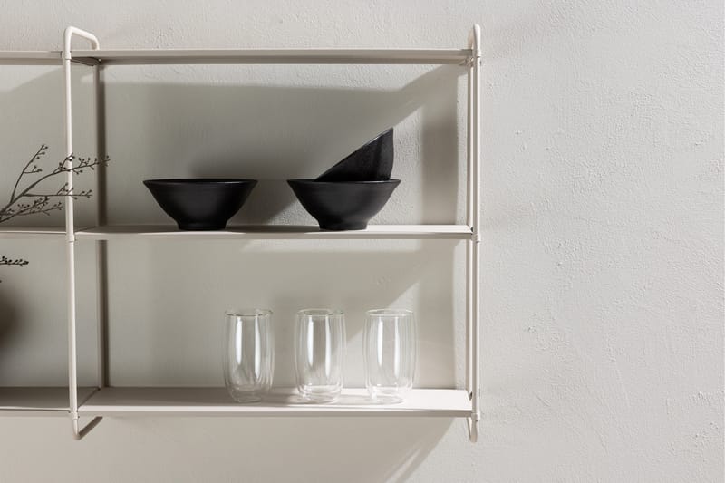 Lyon Tallrikshylla 122x18 cm - Beige - Products - Förvaring - Hylla - Förvaringshylla - Tallrikshylla