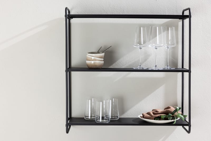 Lyon Tallrikshylla 62x18 cm - Svart - Products - Förvaring - Hylla - Förvaringshylla - Tallrikshylla