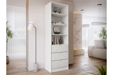 Gudelia Bokhylla 60x40 cm - Vit - Products - Förvaring - Hylla - Bokhylla