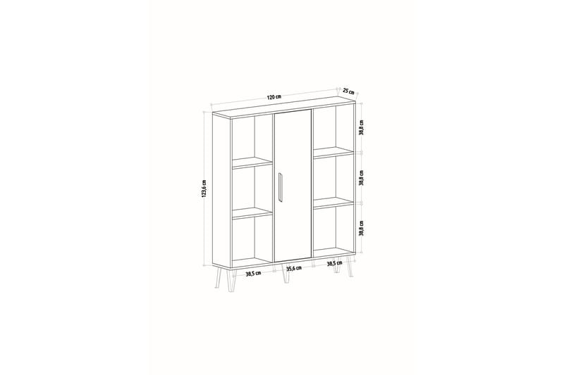 Matthie Bokhylla 120x25 cm - Antracit - Products - Förvaring - Hylla - Bokhylla