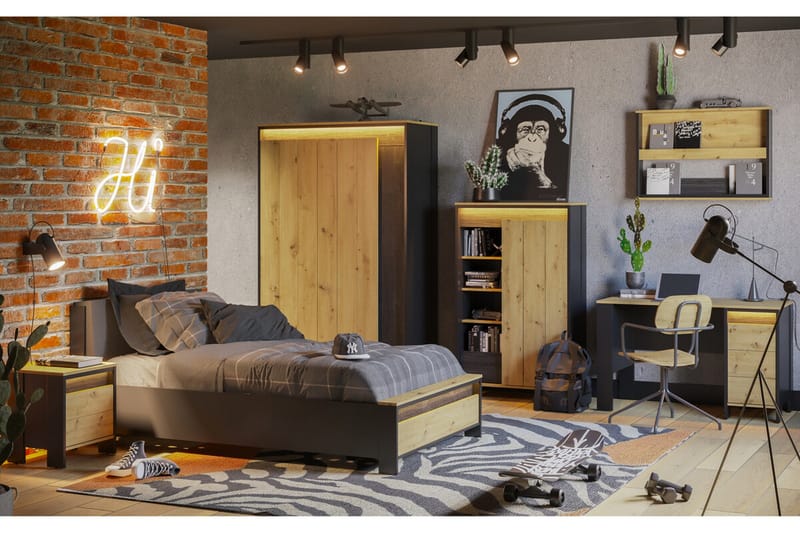 Rathmore Bokhylla 87x38 cm - Svart - Products - Förvaring - Hylla - Bokhylla