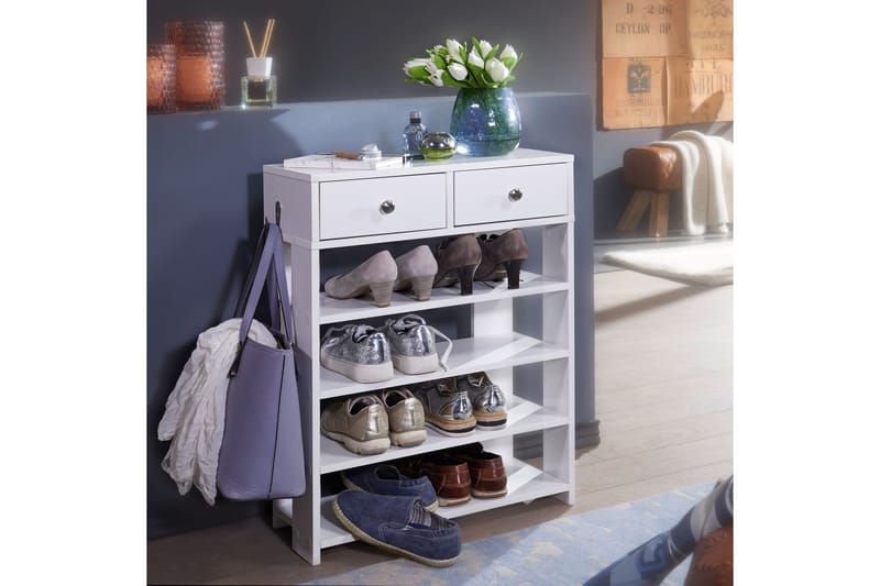 Basnaw Skoskåp 60x24 cm - Vit - Products - Förvaring - Skåp - Förvaringsskåp