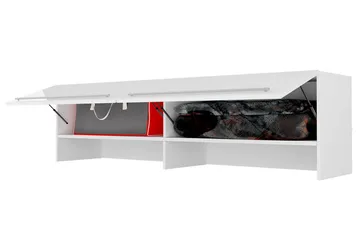 Concept Pro Förvaringsskåp 215x46x58 cm White High gloss 215x46x58 - Products - Förvaring - Skåp - Förvaringsskåp