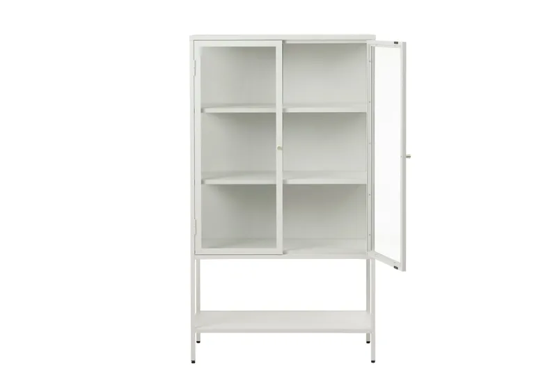 Cytheria Vitrinskåp 40 cm djup 90 cm bred 160 cm hög Trä - White - Products - Förvaring - Skåp - Vitrinskåp