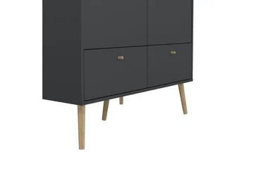 Shinta Garderobdsskåp 99x200 cm - Grå - Products - Förvaring - Skåp - Förvaringsskåp