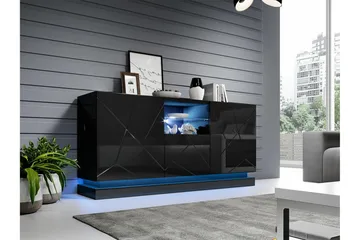 Strontian Highboard Scandinavian Choice Black - Products - Förvaring - Skåp - Förvaringsskåp