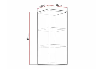 Templemore Köksskåp 30 cm - Vit - Products - Förvaring - Skåp - Förvaringsskåp
