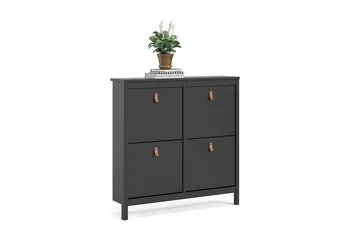 Vallvidera Skoskåp 25x102 cm - Svart/Natur - Products - Förvaring - Skåp - Förvaringsskåp