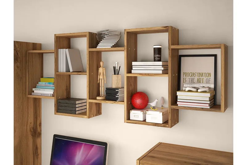 Triorana Hylla 161 cm - Natur - Products - Förvaring - Småförvaring - Väggförvaring