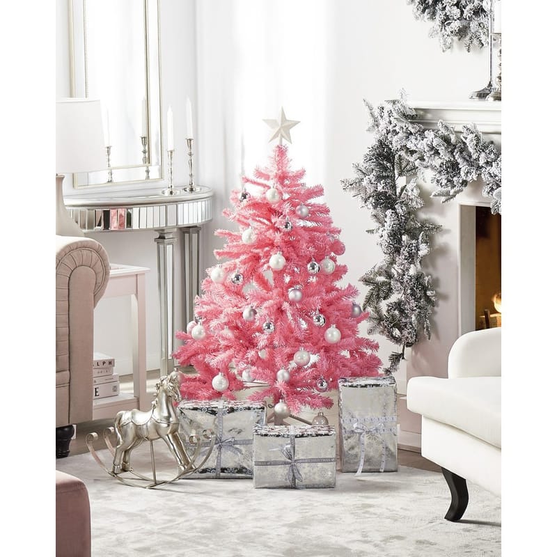 Konstgjord Julgran Farnham - Rosa 100x100x120 cm - Products - Inredning - Dekoration & inredningsdetaljer - Julpynt & juldekoration - Plastgran