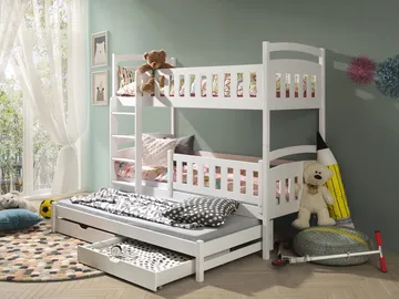 Blankana Våningssäng Två Liggplatser 90x200 cm - Beige - Products - Möbler - Barnmöbler - Barnsäng & juniorsäng - Loftsäng barn