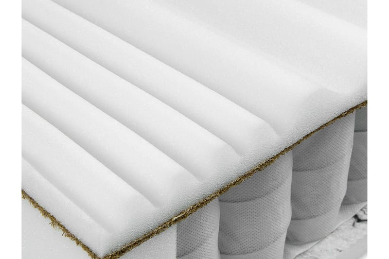 Fema Madrass 200x90x18 cm  Vit  Vit - Vit - Products - Möbler - Barnmöbler - Barnsäng & juniorsäng - Resårbotten barn & barn madrasser