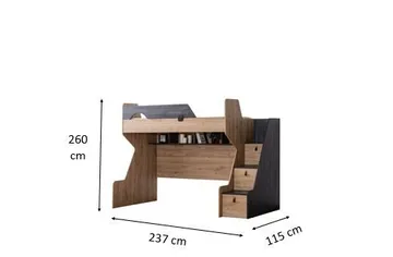 Jento Våningssäng - Products - Möbler - Barnmöbler - Barnsäng & juniorsäng - Loftsäng barn