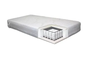 Lowell Resårmadrass 80x200 Fast - Vit - Products - Möbler - Barnmöbler - Barnsäng & juniorsäng - Resårbotten barn & barn madrasser