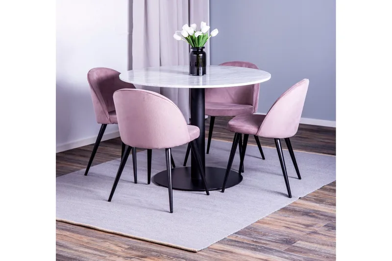 Admira Matgrupp med 4 Valeri Matstolar - Products - Möbler - Bord & matgrupp - Matgrupp