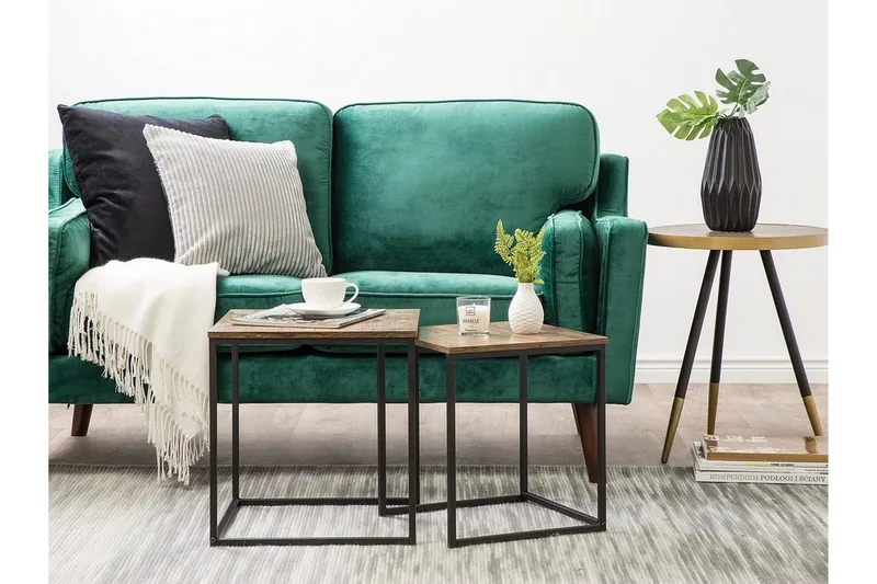 Denny Satsbord Set Om 2 St - Trä/Natur - Products - Möbler - Bord & matgrupp - Avlastningsbord & sidobord - Satsbord