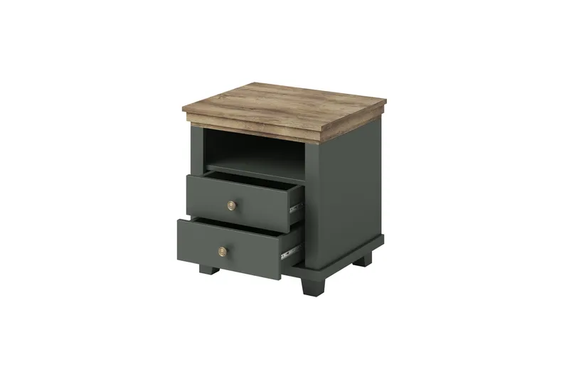 Doade Sängbord 62x200 cm - Grön|Natur - Products - Möbler - Bord & matgrupp - Avlastningsbord & sidobord - Sängbord & nattduksbord