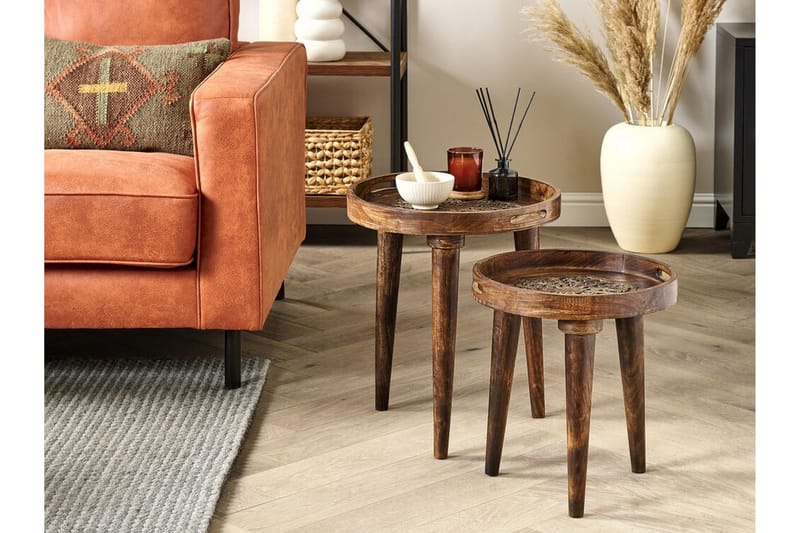 Finbar Satsbord 40 cm - Mörkt trä - Products - Möbler - Bord & matgrupp - Avlastningsbord & sidobord - Satsbord