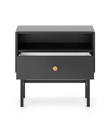 Francisca Sängbord 55 cm - Svart - Products - Möbler - Bord & matgrupp - Avlastningsbord & sidobord - Sängbord & nattduksbord