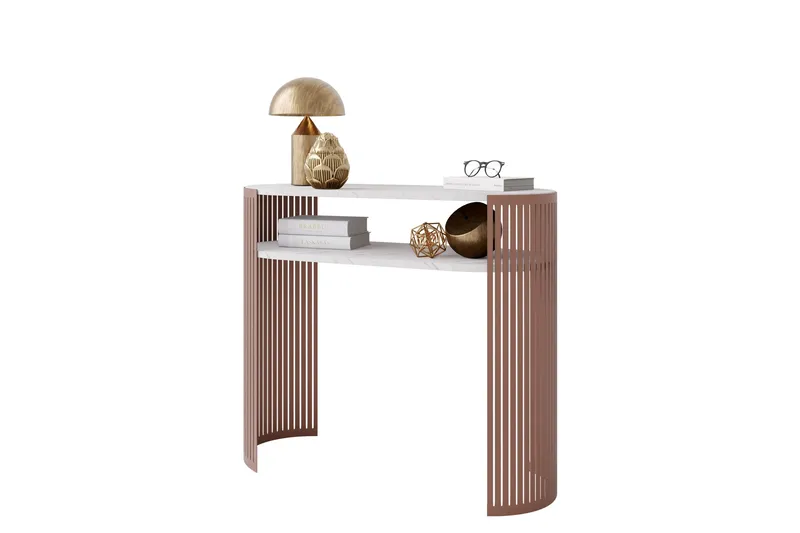 Friend Konsollbord 100 cm, Rosa/Vit