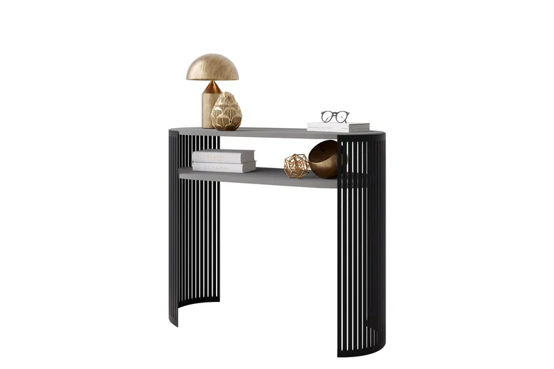 Friend Konsollbord 100 cm, Svart/Grå