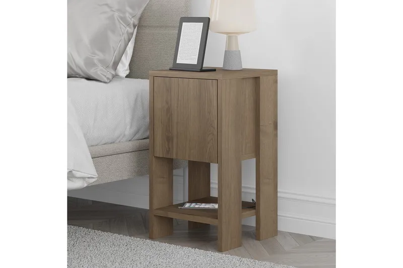 Haelyn Sängbord 30 cm - Brun - Products - Möbler - Bord & matgrupp - Avlastningsbord & sidobord - Sängbord & nattduksbord