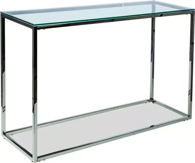 Hilton konsolbord 120 x 40 cm - Krom, krom