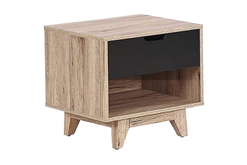 Hultz Soffbord 50 cm - Svart/Ljust Trä - Products - Möbler - Bord & matgrupp - Avlastningsbord & sidobord - Sängbord & nattduksbord