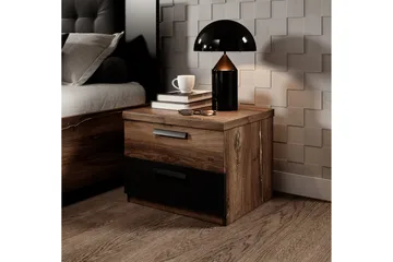 Joannie Sängbord 46 cm - Mörkbrun - Products - Möbler - Bord & matgrupp - Avlastningsbord & sidobord - Sängbord & nattduksbord