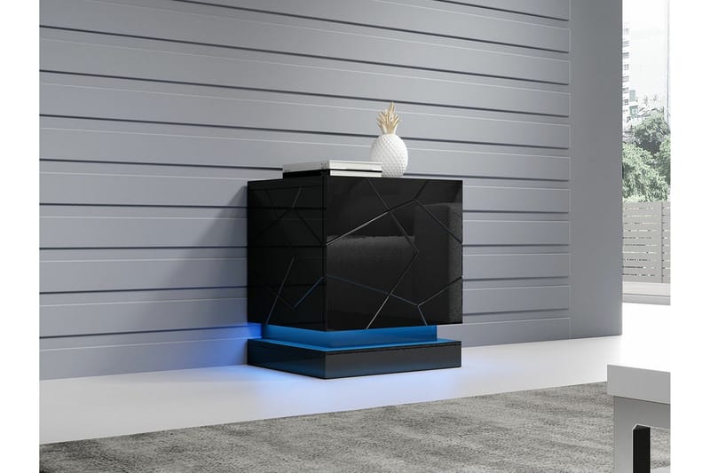 Juniskär Sängbord 46 cm - Svart - Products - Möbler - Bord & matgrupp - Avlastningsbord & sidobord - Sängbord & nattduksbord