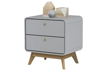 Olivet Sängbord 51 cm - Grå - Products - Möbler - Bord & matgrupp - Avlastningsbord & sidobord - Sängbord & nattduksbord