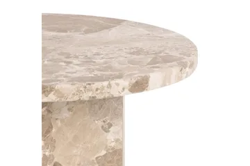 Prisa Runt Sidobord i Marmor Sten 50 cm - Beige - Products - Möbler - Bord & matgrupp - Avlastningsbord & sidobord - Brickbord & småbord
